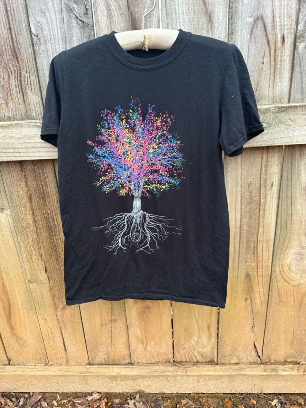 Threadless cotton tree T-shirt